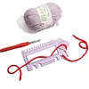 DIY Sheep Shape Sewing Knitting Gauge Size Guide Crochet Ruler Accessories