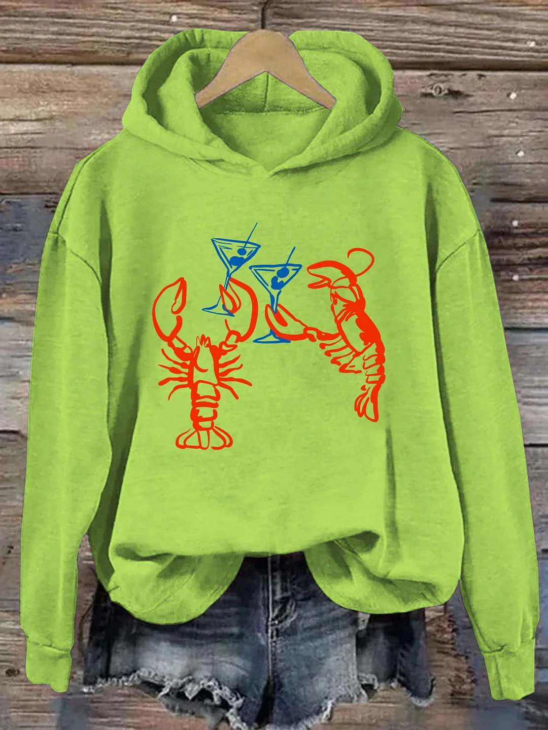 Martini Lobster Hoodie