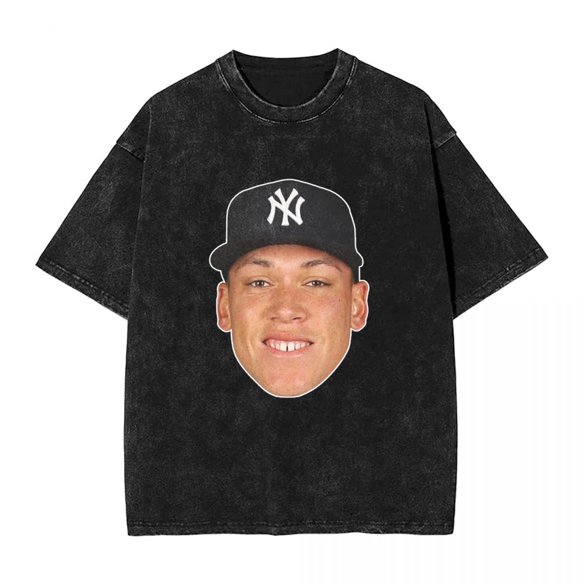 New York Yankees Aaron Judge Washed Oversized Vintage Men's T-Shirt