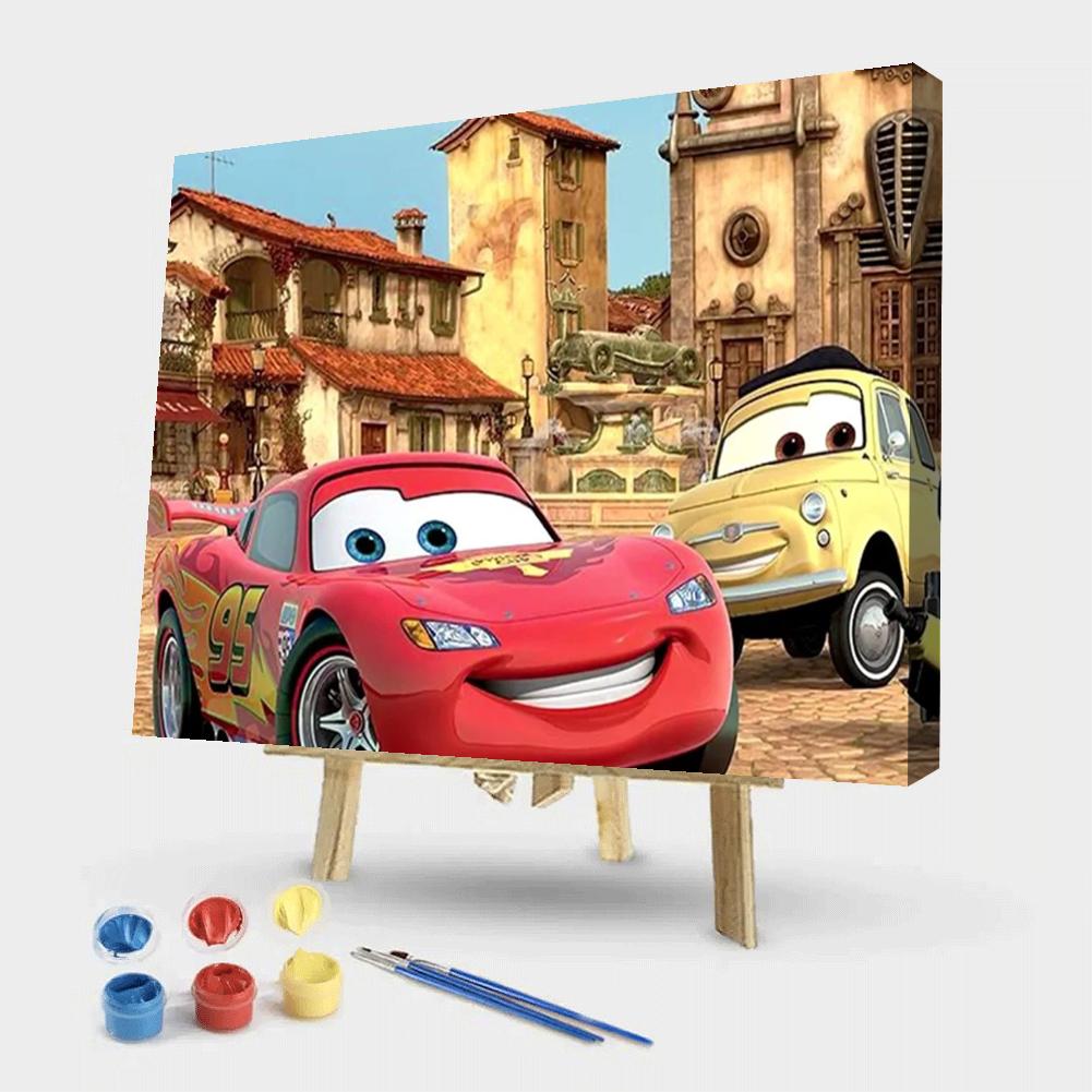 Cars - Painting By Numbers - 50*40CM gbfke