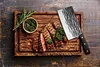 🥩hachoir serbe fait main avec lame en acier &agrave; haute teneur en carbone pleine soie
