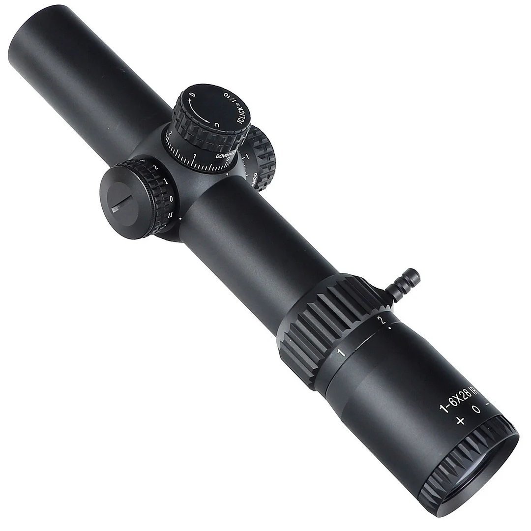ohhunt® 1-6X28 SFP Scope,35mm Tube,Glass Etched Reticle,Red Illumination,Turrets Lock Reset