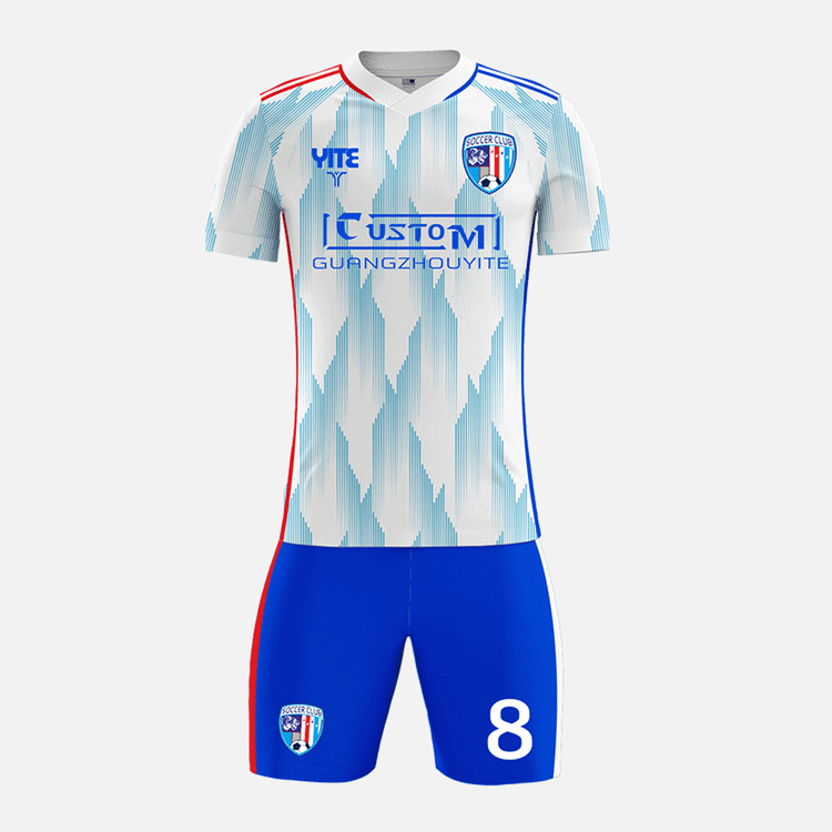 YITE | YTZQ209-Blue  And White  Soccer Uniforms