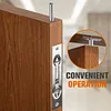 [US Local Warehouse] 10 Packs Lever Extension Flush Bolt 16.54in Latch Slide Bolt Lock Solid Stainless Steel French Door Locks for Commercial Applications Store School Office