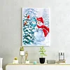 Diamond Painting -DIY Full Square Drill Snowman And Bird