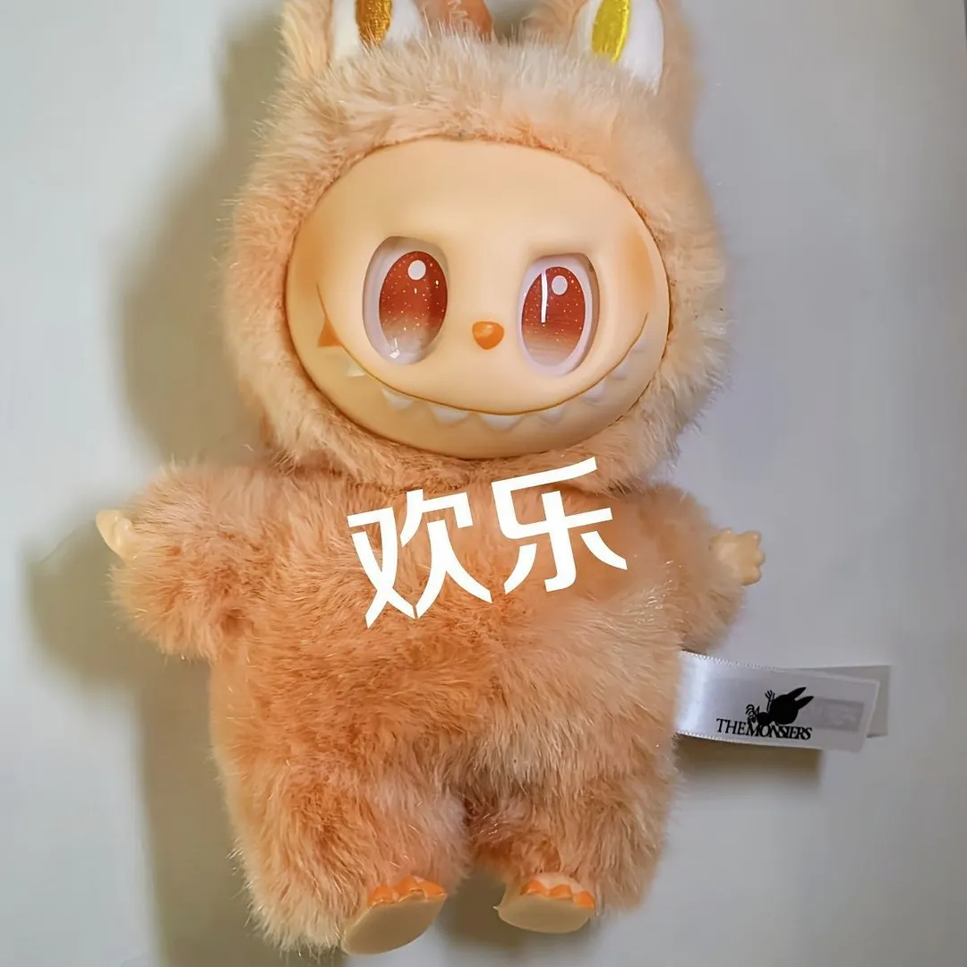 Applicable to genuine labubu lab cloth plush doll bubble mart trendy play blind box doll gift high-end doll