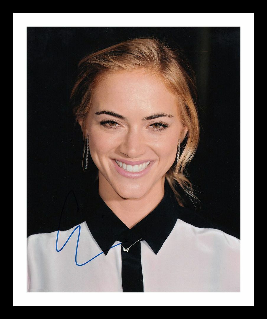 Emily Wickersham Autograph Signed & Framed Photo Poster painting 1