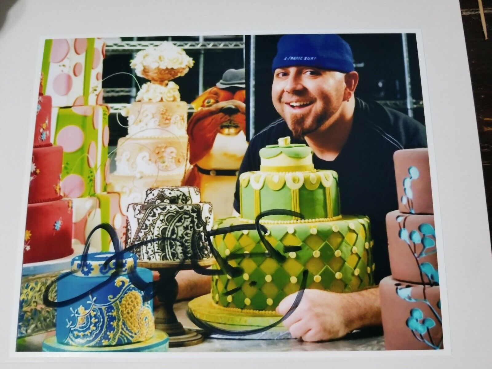 Duff Ace of Cakes Signed 8x10 Photo Poster painting RP -  Shipping!!! Chef