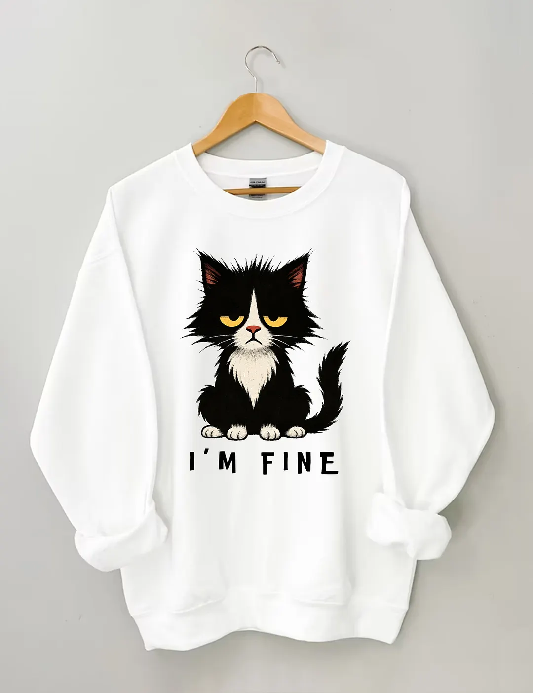 I'm Fine Cat Sweatshirt