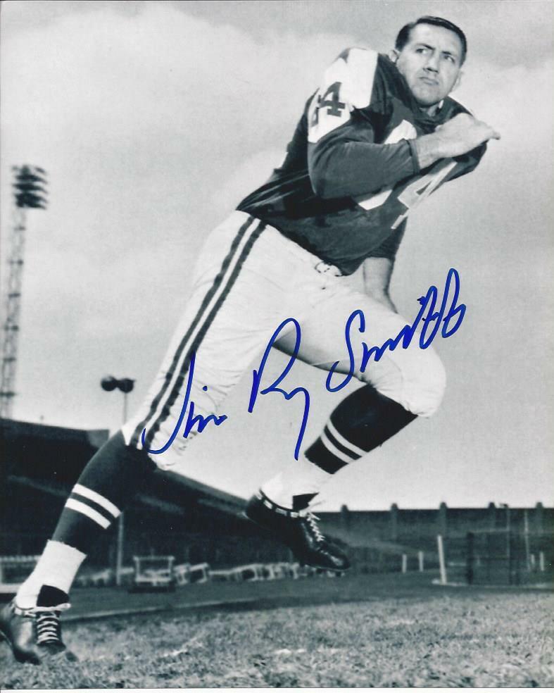 Jim Ray Smith Autographed 8x10 Cleveland Browns#5