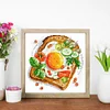 Fruit Toast-11CT Stamped Cross Stitch 30*30cm(Brand)