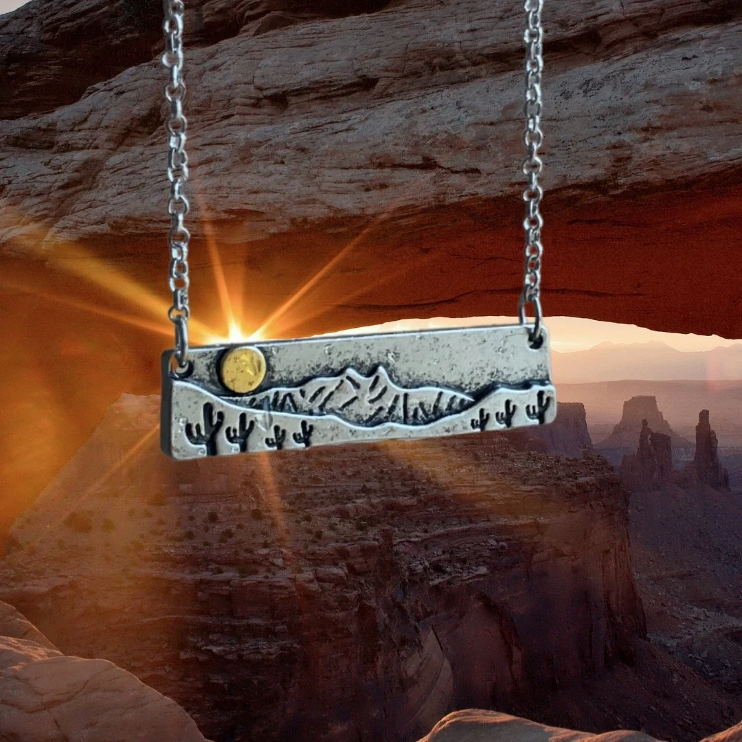 Desert Landscape Necklace