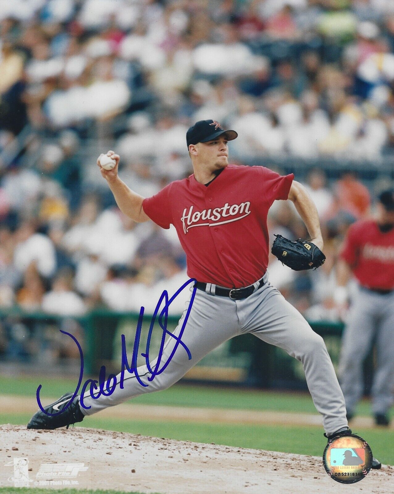 Signed 8x10 WADE MILLER Houston Astros Autographed Photo Poster painting - COA