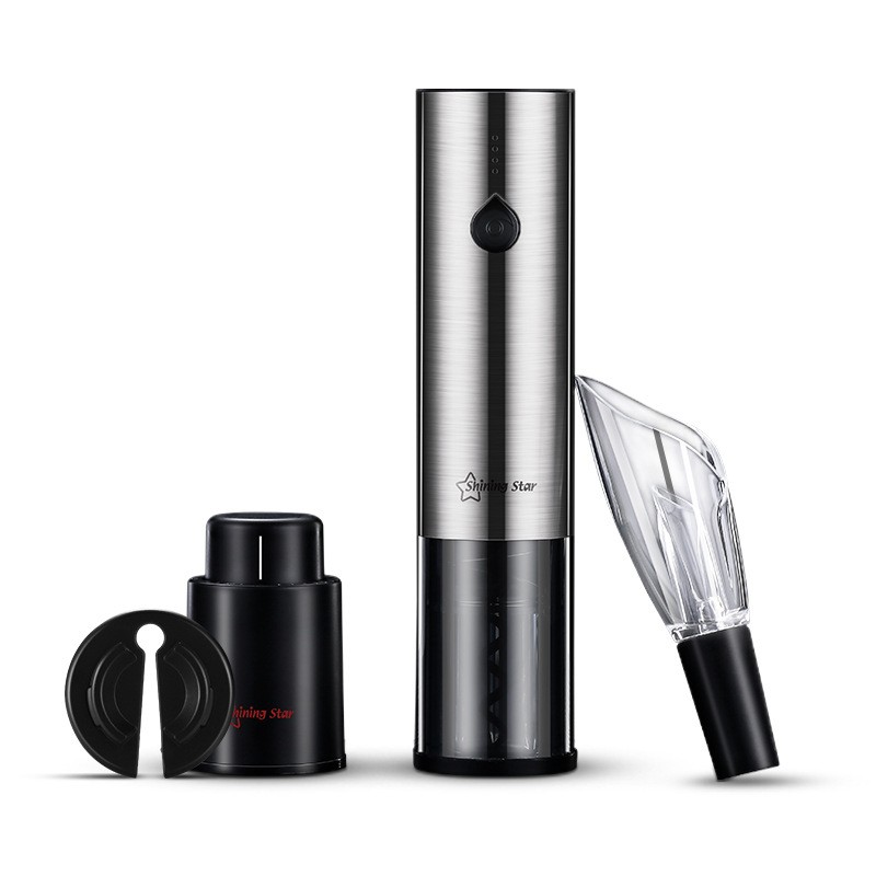 全自动红酒开瓶器 香槟红酒醒酒器 割锡纸刀 红酒四件套-Digicat 猫电澳洲