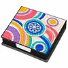 PU 5D Pearl Diamond Painting Kit Note Box DIY Diamond Art Notepad Box with 160 Sheets of Paper (Geometry)
