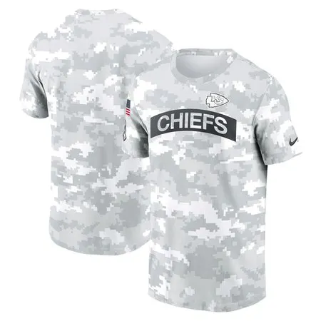Men's Kansas City Chiefs  White 2024 Salute To Service Big &amp; Tall Performance T-Shirt