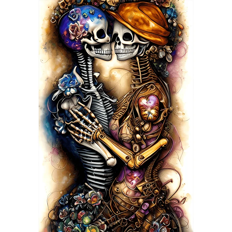 Skeleton 40*60CM(Canvas) Full Round Drill Diamond Painting gbfke