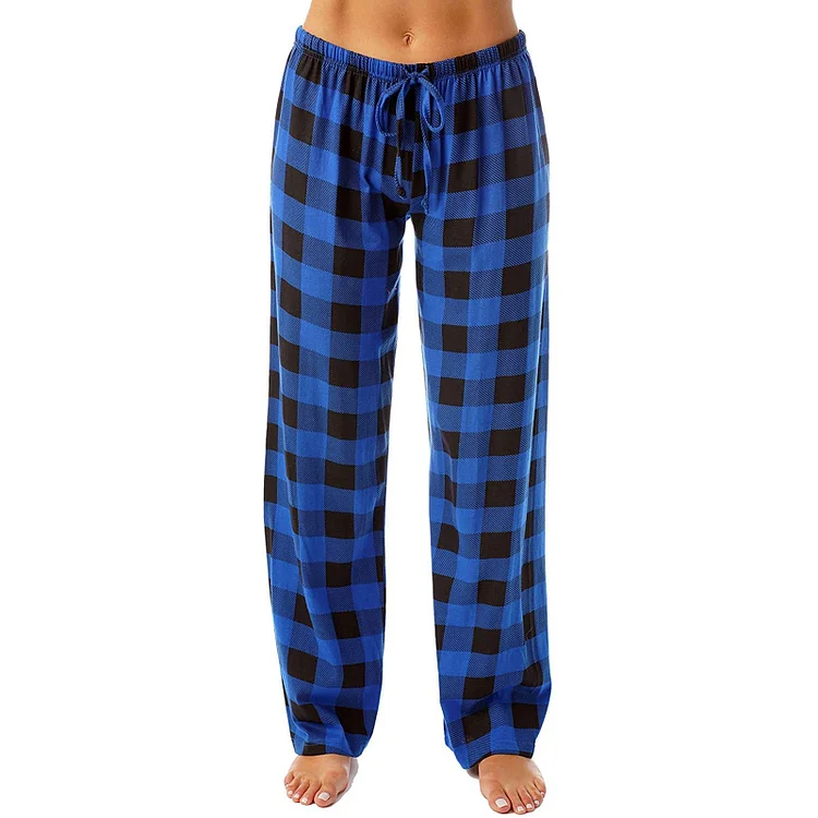 Buffalo Blue Plaid Pajama Pants for Women