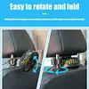 USB Car Fan 3 Speeds 360 Rotatable Car Seat Headrest Fan for Sedan SUV RV Truck