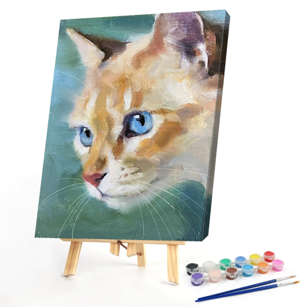 

40*50CM - Paint By Numbers - Cat, 501 Original