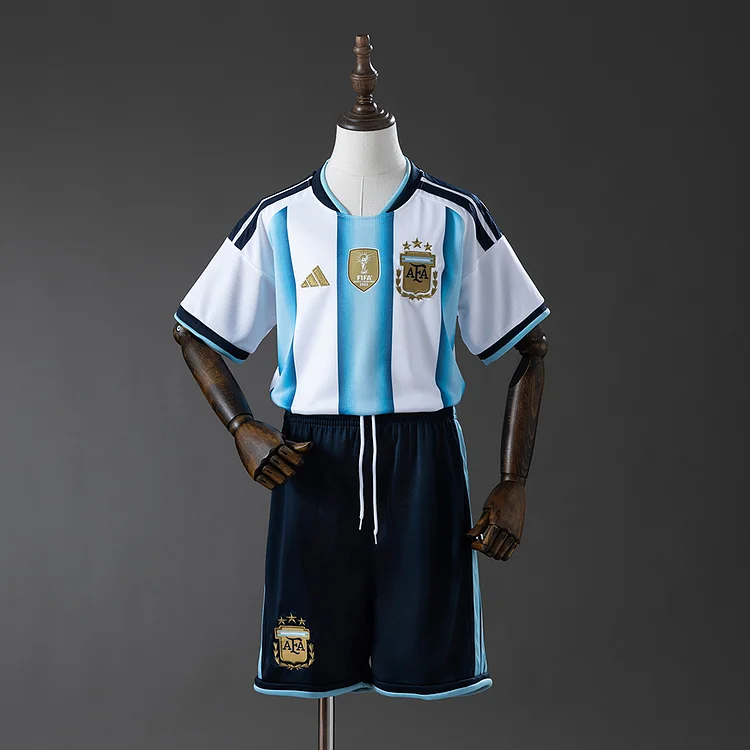 Kids Argentina 2026 World Cup home jersey