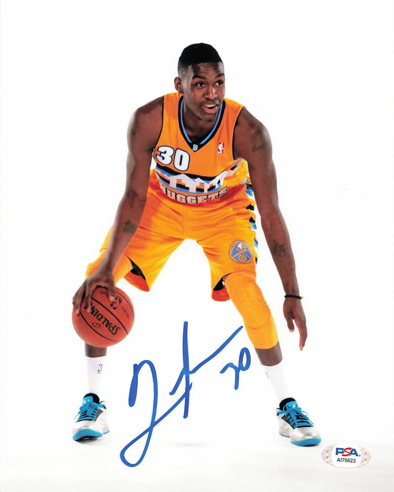 QUINCY MILLER signed 8x10 Photo Poster painting PSA/DNA Denver Nuggets Autographed