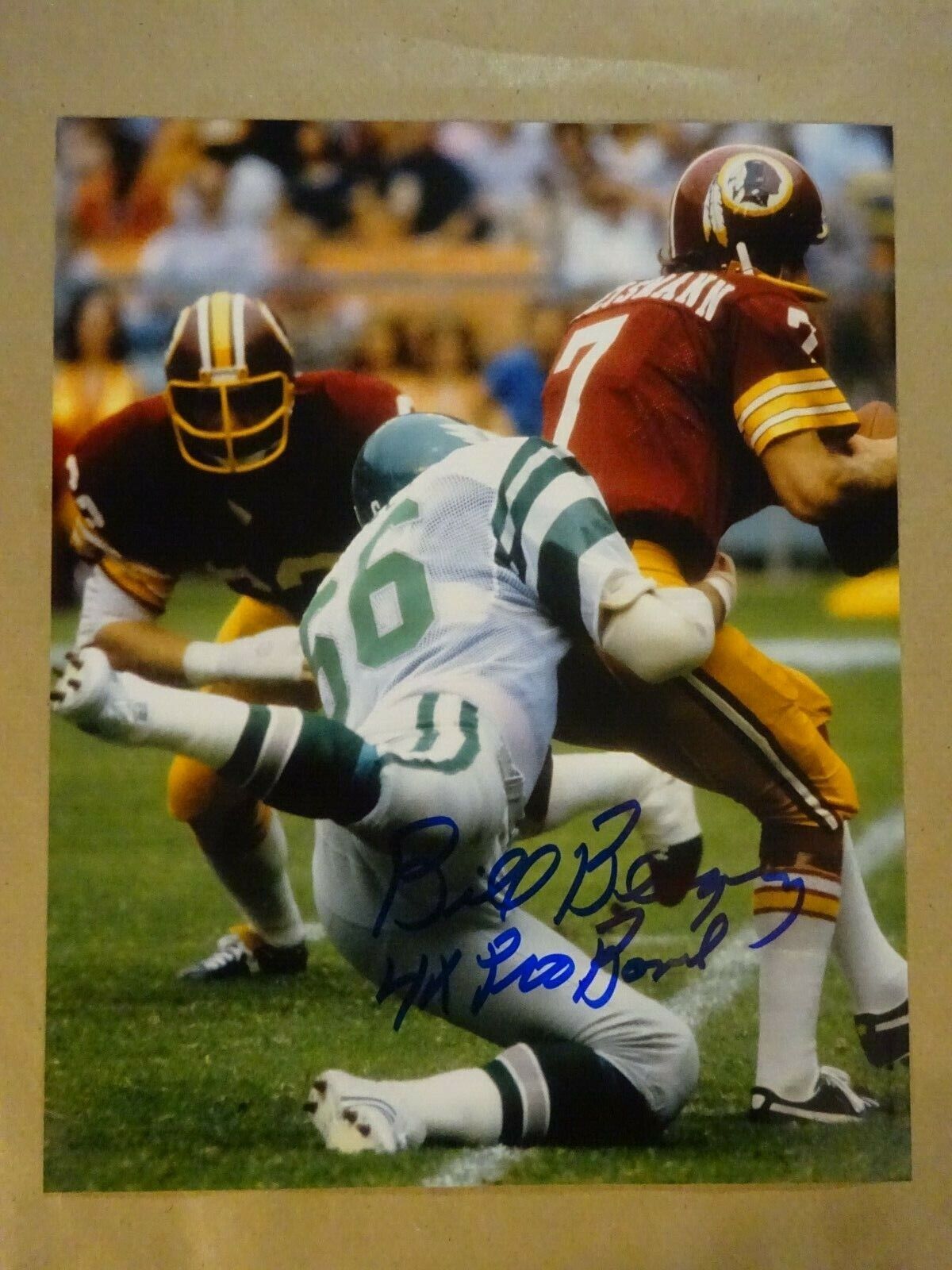 Autographed BILL BERGEY Signed 8x10 Photo Poster paintinggraph Philadelphia Eagles