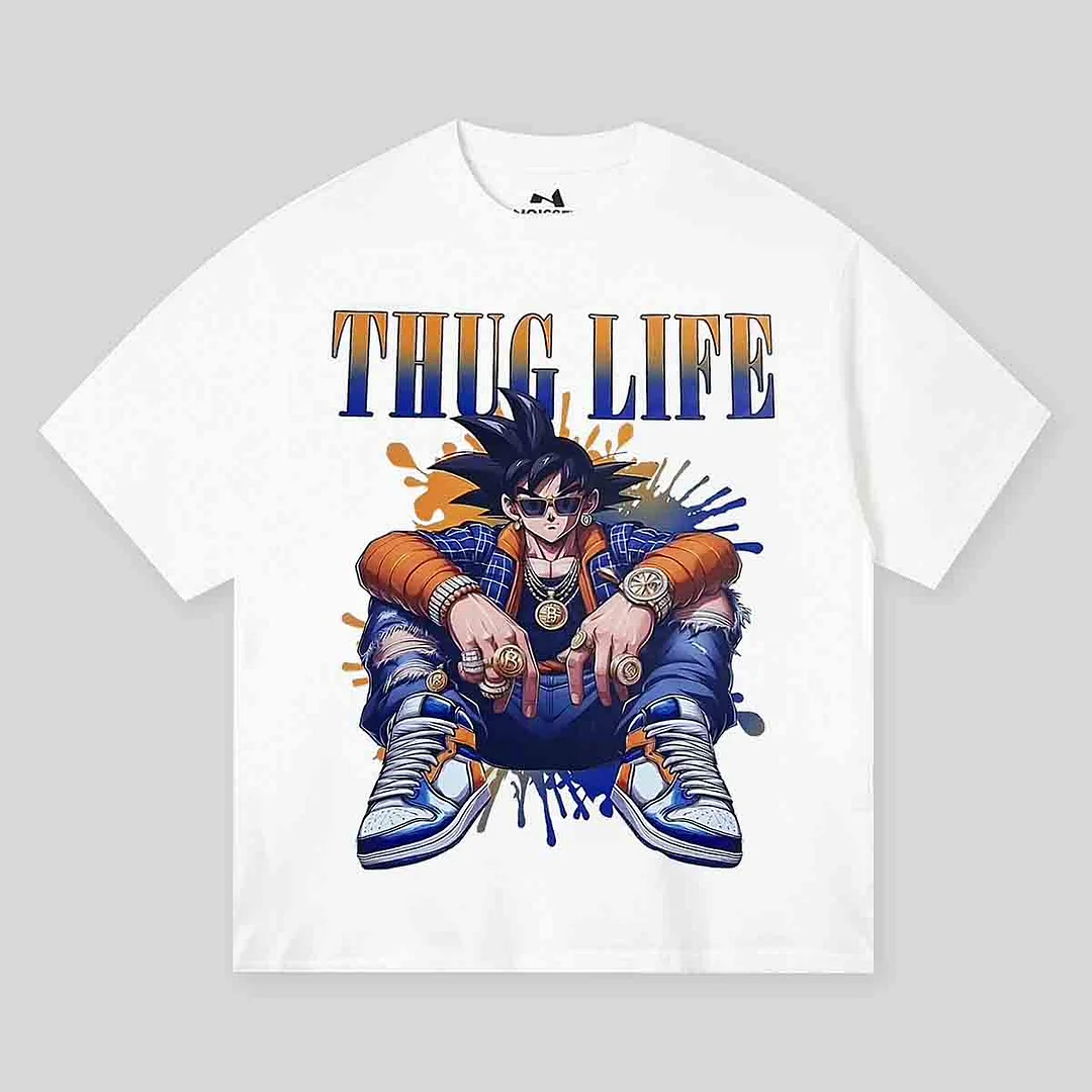 Dragon Ball Son Goku Oversize Printed Men's T-shirt