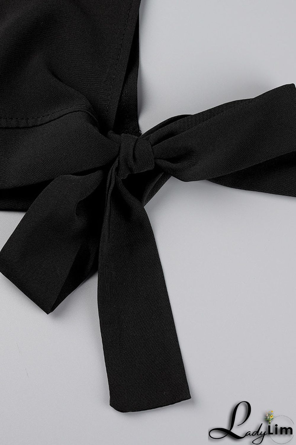 Light Blue Casual Simplicity Solid Patchwork Buckle Turndown Collar Long Sleeve Two Pieces