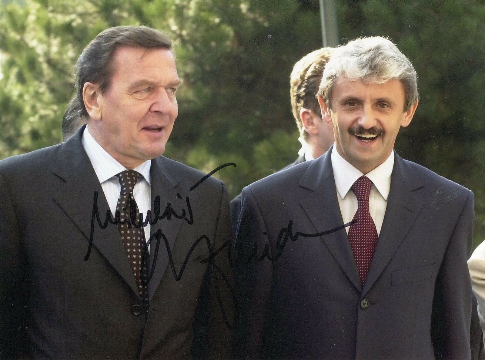 Mikulas Dzurinda autograph Prime Minister of Slovakia 1998-2006, Photo Poster painting signed