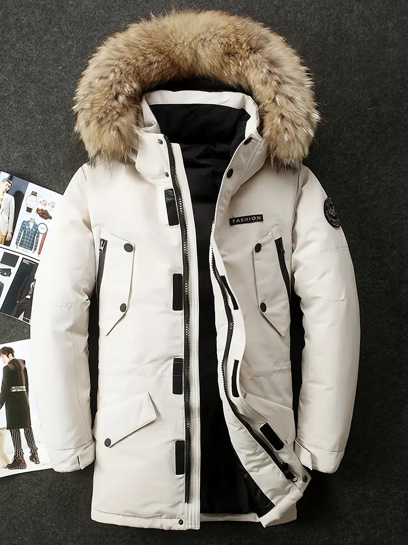 Rogoman Men's Winter Parka Alaska Jacket