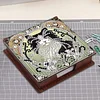 Wooden DIY Black White Cat Diamond Painting Kit Note Box with 160 Papers Gifts
