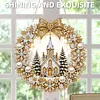 Diamond Painting Christmas Ornament Church Sun Ornament Window 7.87x7.87in