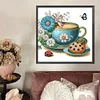 Coffee Dessert-Crystal Rhinestone Diamond Painting