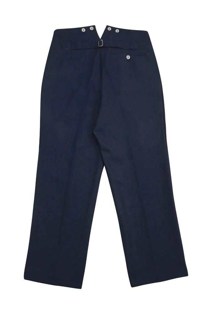   Kriegsmarine German Navy Blue Wool Straight Trousers German-Uniform