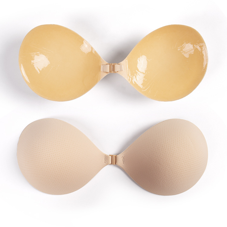 Adhesive Strapless Bra For Women Sticky Invisible Push Up Silicone Bra For Backless Dress Clasp Bras
