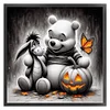 Winnie Pooh Pumpkin-11CT Stamped Cross Stitch 40*40cm/15.75*15.75in