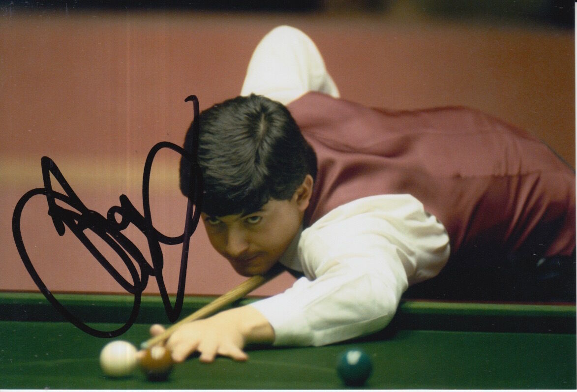 JOHN PARROTT HAND SIGNED 6X4 SNOOKER Photo Poster painting PROOF 1.