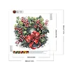 Christmas Wreath - Crystal Rhinestone Diamond Painting