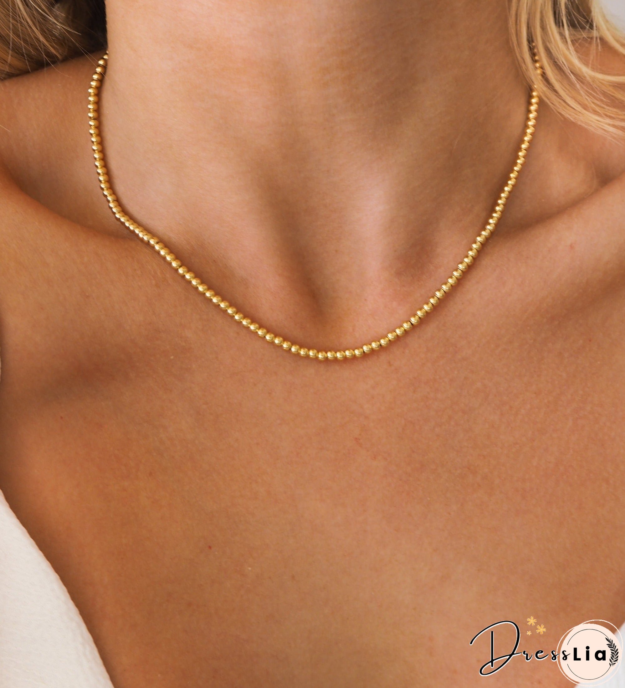 Gemma Necklace Gold