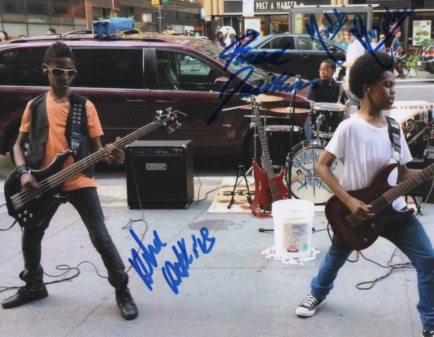 GFA Metal Band * UNLOCKING THE TRUTH * Signed 8x10 Photo Poster painting AD2 PROOF COA