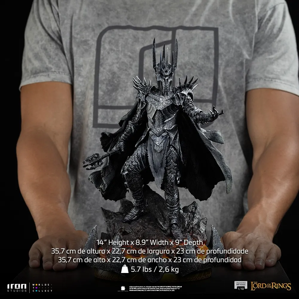 Iron Studios-Sauron Unleashed - The Lord of the Rings - Art Scale 1/10 Statue -