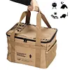 20 L Picnic Bag Camping Storage Bag Portable Camping Hiking Meal Bag with Handle