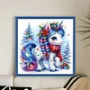 Christmas Unicorn-14CT Counted Cross Stitch 40*40cm/15.75*15.75in