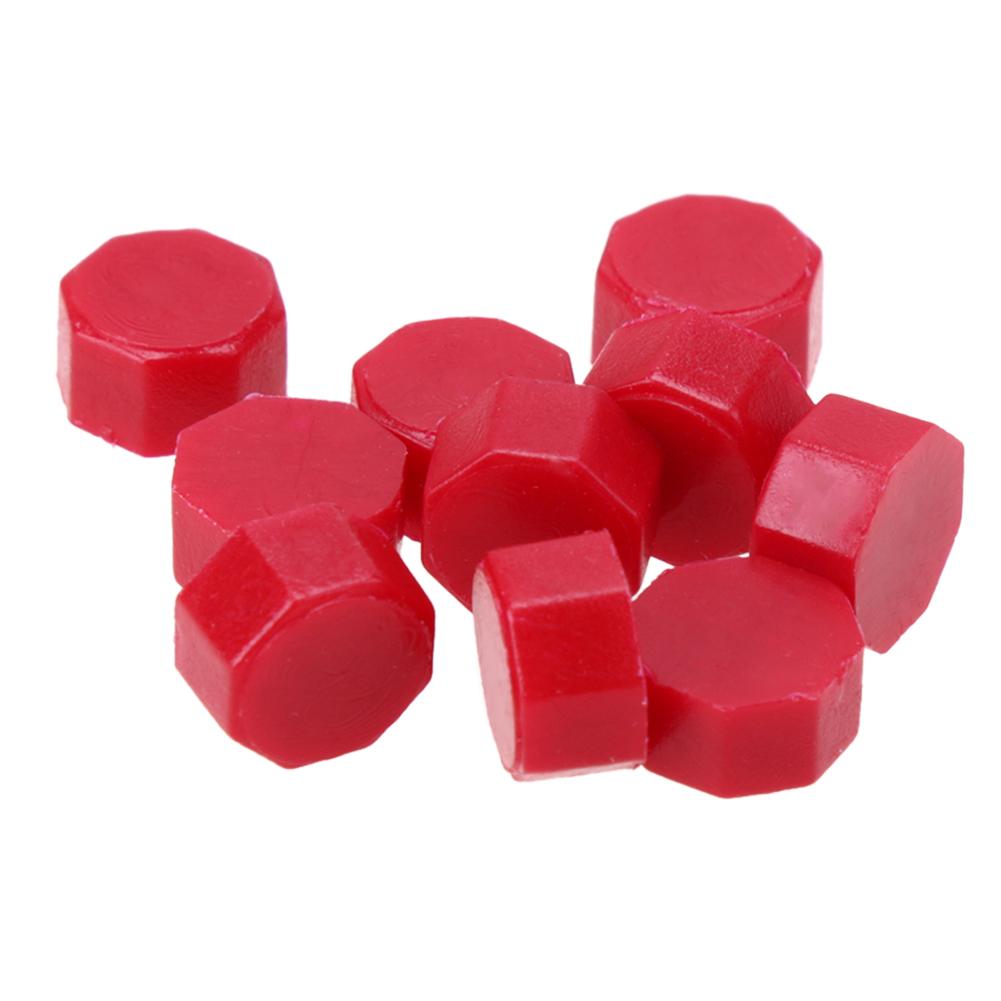 

100pcs/Lot Retro Octagon Sealing Wax Beads Red - Wax Seal Stamp, 501 Original