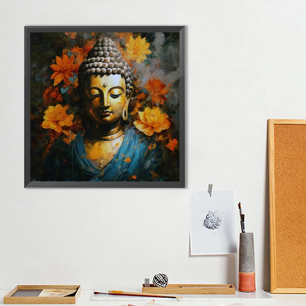 Diamond Painting - Full Round Drill - Buddha(Canvas|40*40cm)