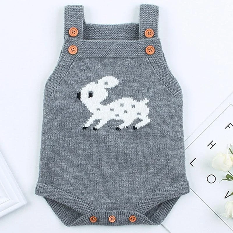 Baby Romper Jumpsuit Autumn Sweater Baby Knitted Sweater Jumpsuit Children Warm Clothing Fashion Jumpsuit