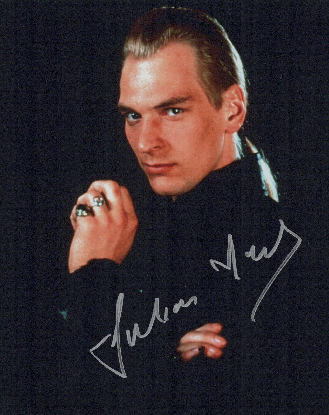 Julian Sands (Warlock) signed 8x10 Photo Poster painting