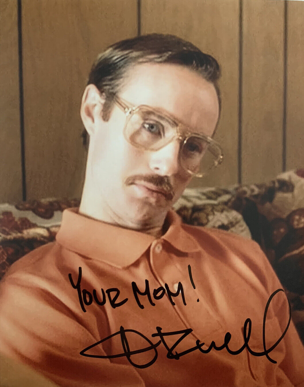 AARON RUELL HAND SIGNED 8x10 Photo Poster painting NAPOLEON DYNAMITE KIP AUTOGRAPH AUTHENTIC