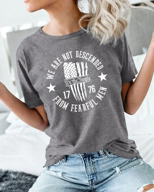 We Are Not Descended From Fearful Men T-shirt